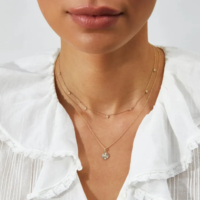 7 Diamond Sparkle Necklace ef collection Necklaces