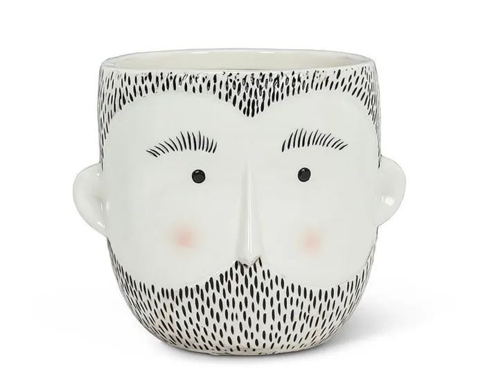 Abbott Earrings Bearded Man Planter