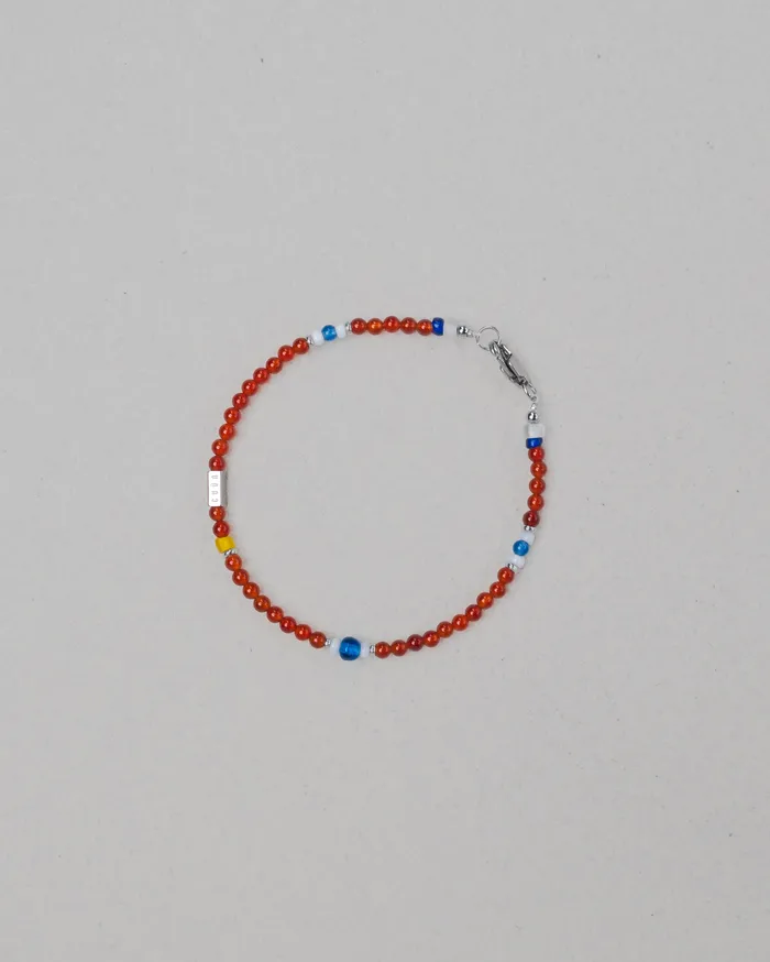 Akari Red Agate Beaded Bracelet CUN Bracelets
