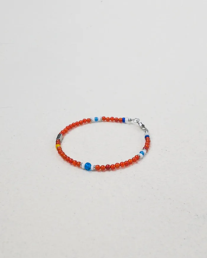 Akari Red Agate Beaded Bracelet CUN Bracelets