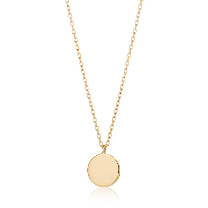AURELIE GI Necklaces DOT Shiny Disc Necklace