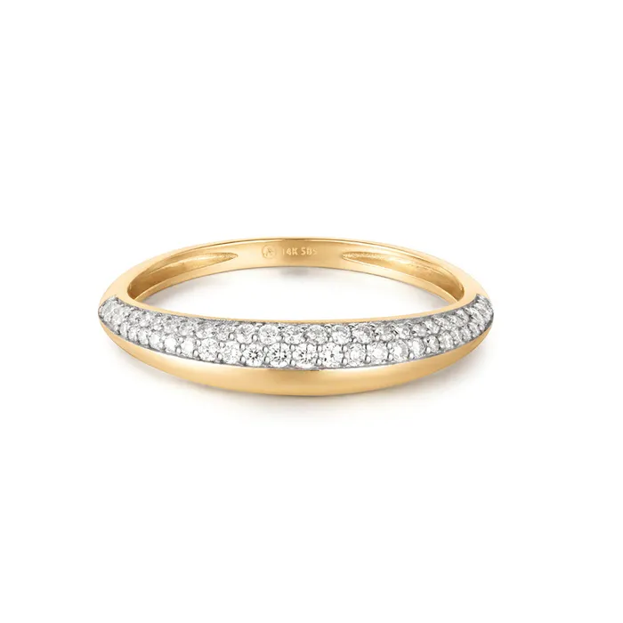 AURELIE GI Rings GILEA TwoTone Pave LGD Ring