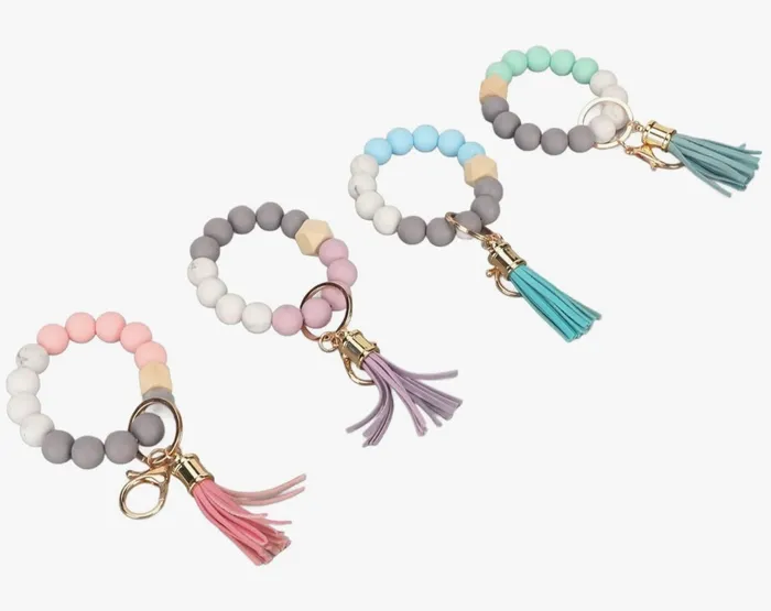 Beaded Keyring Bracelet Candlewick Gift Shop Bracelets Beaded Keyring Bracelet Candlewick Gift Shop Bracelets
