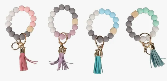 Beaded Keyring Bracelet Candlewick Gift Shop Bracelets Beaded Keyring Bracelet Candlewick Gift Shop Bracelets