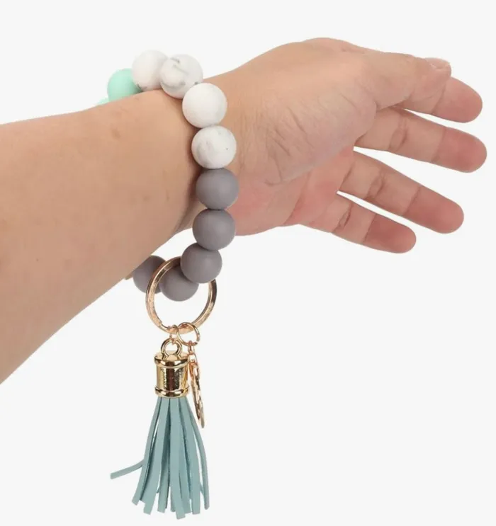 Beaded Keyring Bracelet Candlewick Gift Shop Bracelets Beaded Keyring Bracelet Candlewick Gift Shop Bracelets