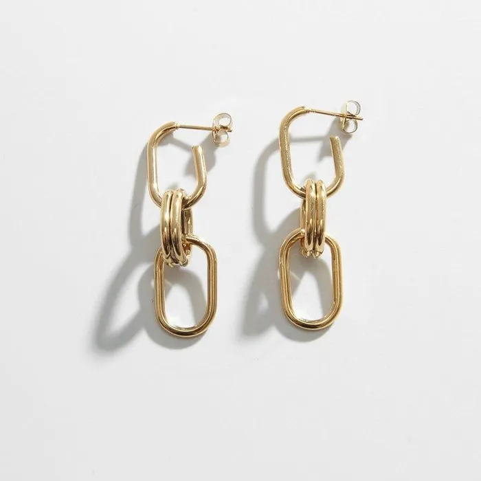 Biella Vintage Earrings Link Earrings