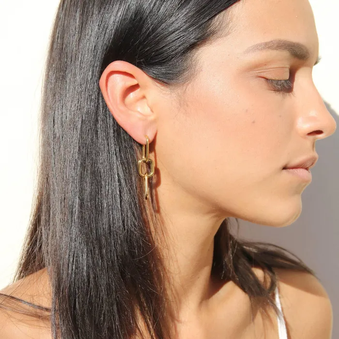 Biella Vintage Earrings Link Earrings