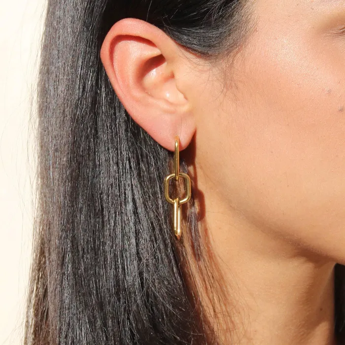 Biella Vintage Earrings Link Earrings