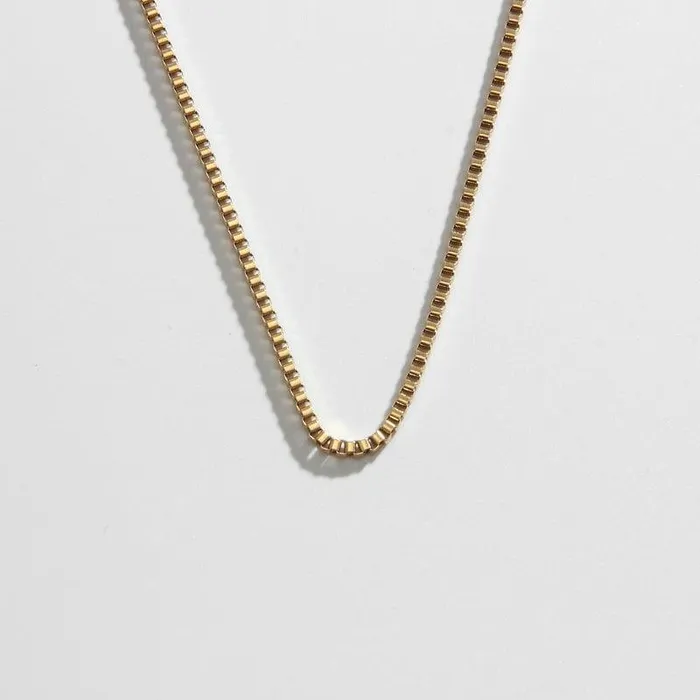 Biella Vintage Earrings Vintage Square Chain