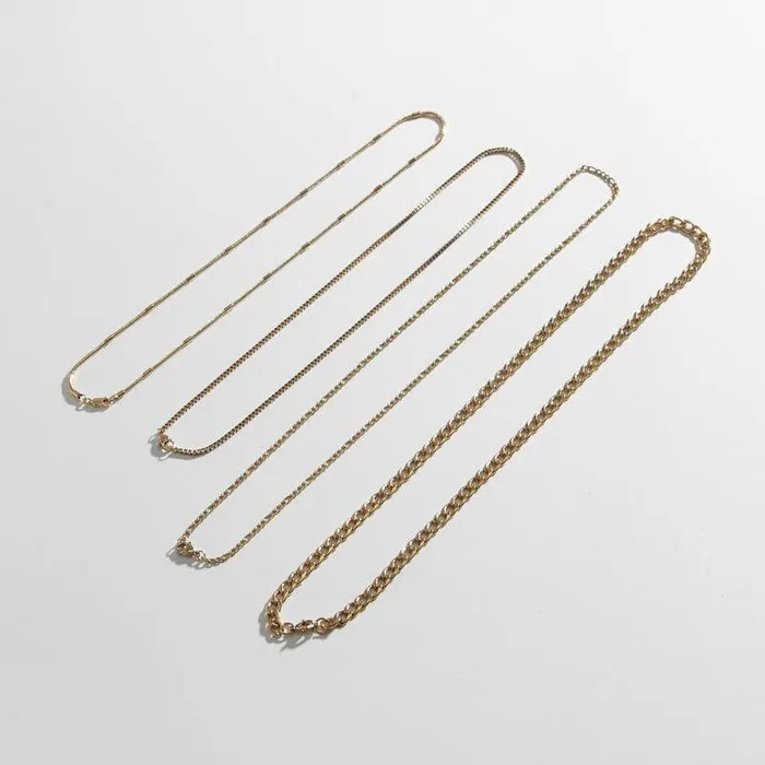 Biella Vintage Earrings Vintage Square Chain