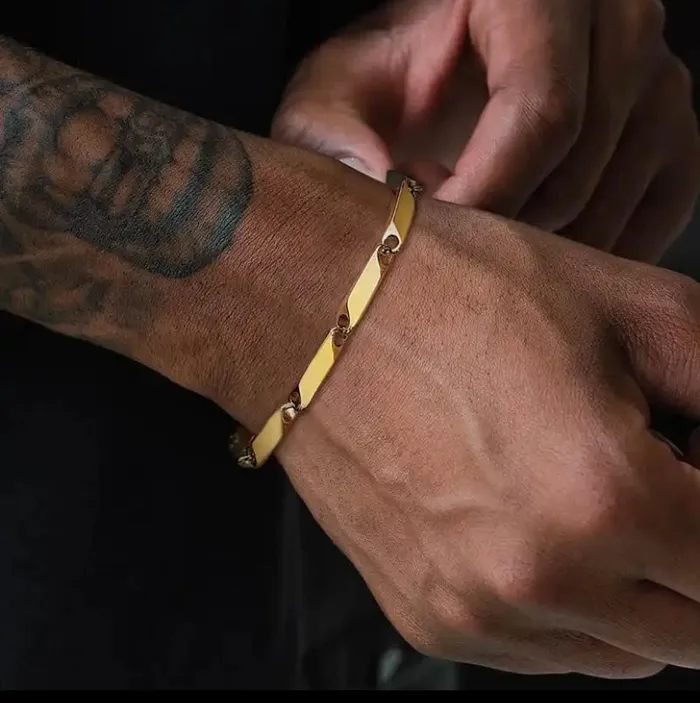 Bracelets Get Signatured Mens Chain Linked Bracelet