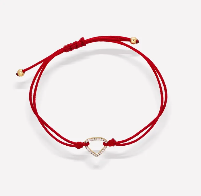 Bracelets Trina Red Cord Bracelet Marina B