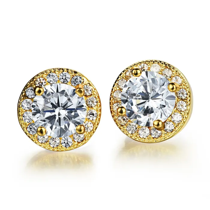 Bracelets YELLOW CHIMES Swarovski Elements White Sparkling Crystal Golden Studs Earrings for Women Girls Yellow Chimes Bracelets YELLOW CHIMES Swarovski Elements White Sparkling Crystal Golden Studs Earrings for Women Girls Yellow Chimes