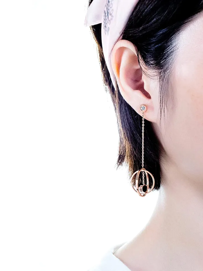 Bracelets Yellow Chimes Yellow Chimes Chain Necklace With Threader Earrings Set Style7