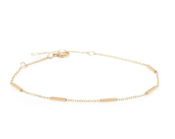 Bracelets Zo Chicco 14K HORIZONTAL TINY BARS BRACELET