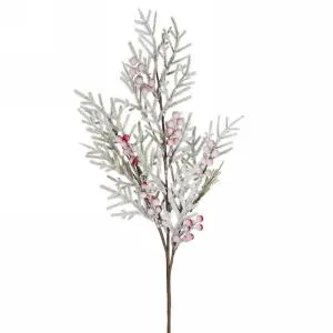 Candlewick Gift Shop Earrings Frosted Pine Berry Branch