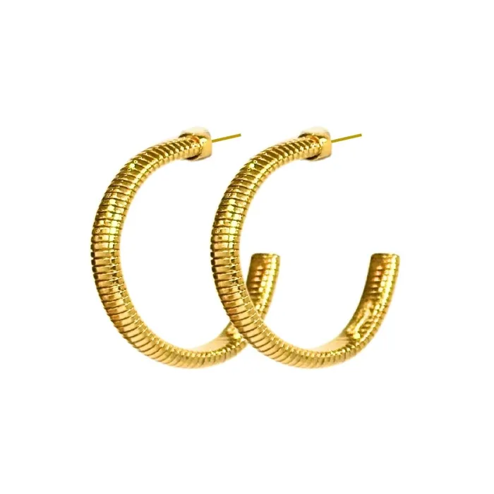 Cobra Hoop Earrings BenAmun Earrings