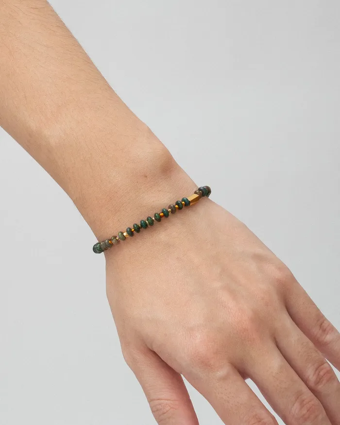 CUN Bracelets Leah Indian Agate Beaded Bracelet