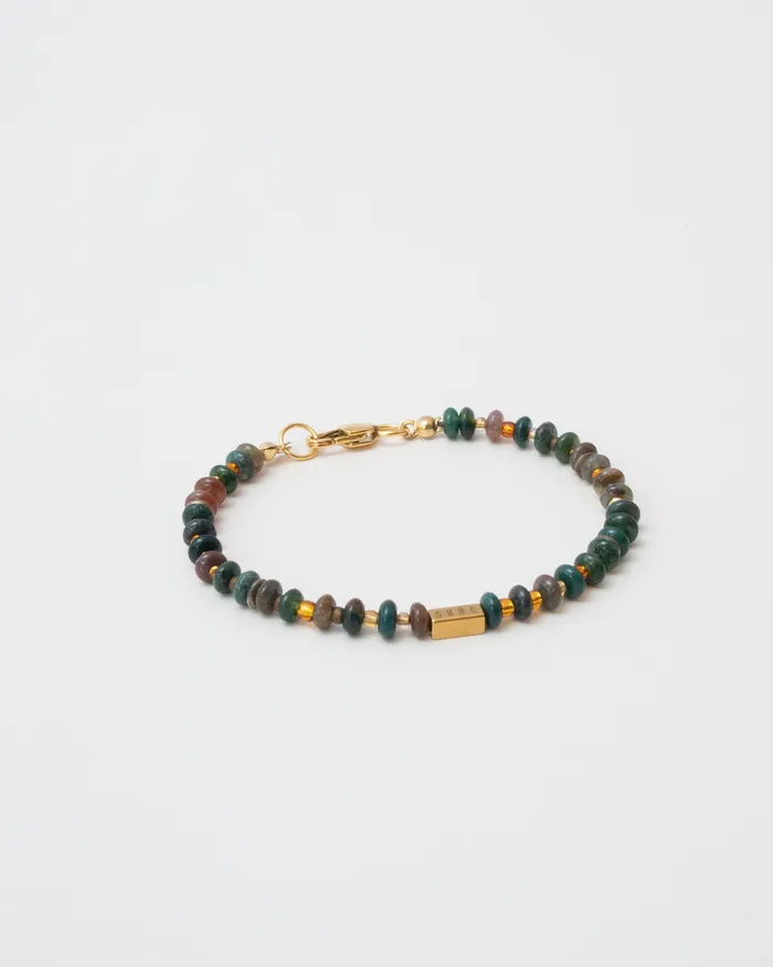 CUN Bracelets Leah Indian Agate Beaded Bracelet