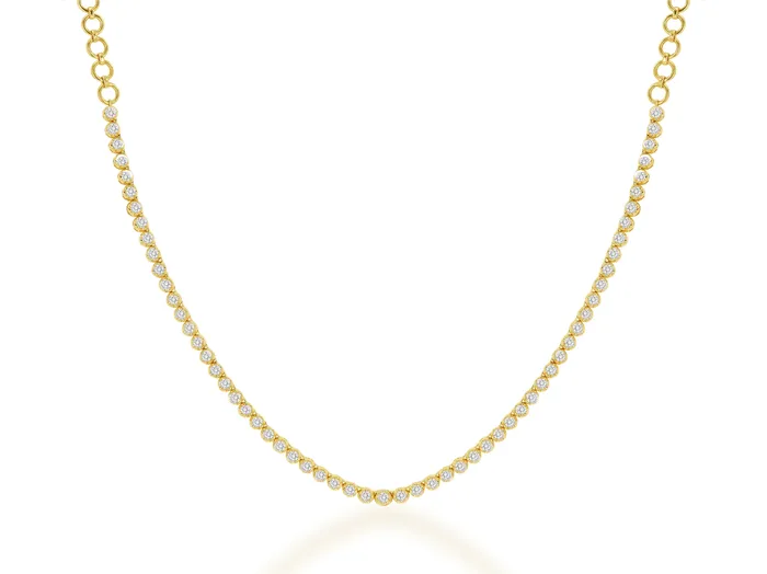 Cupcake Diamond Tennis Necklace Rachel Reid Necklaces