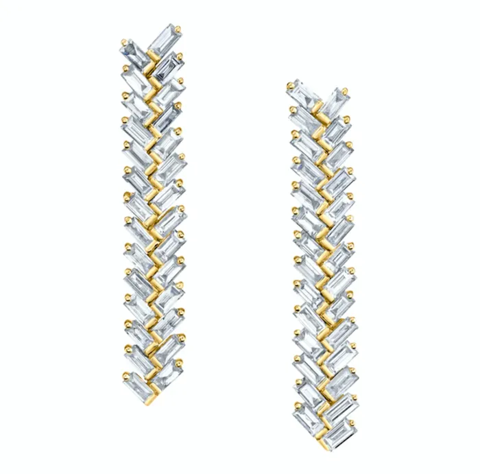 Earrings Anita Ko Short Zipper Earrings