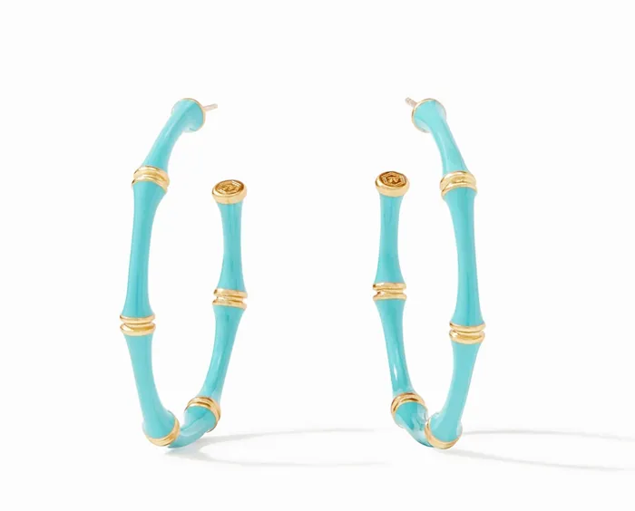 Earrings Bamboo Hoop Large julie vos