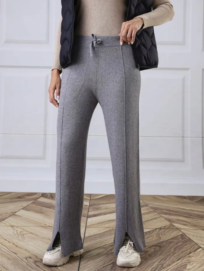 Earrings Candlewick Gift Shop Wide Leg Grey Joggers One Size