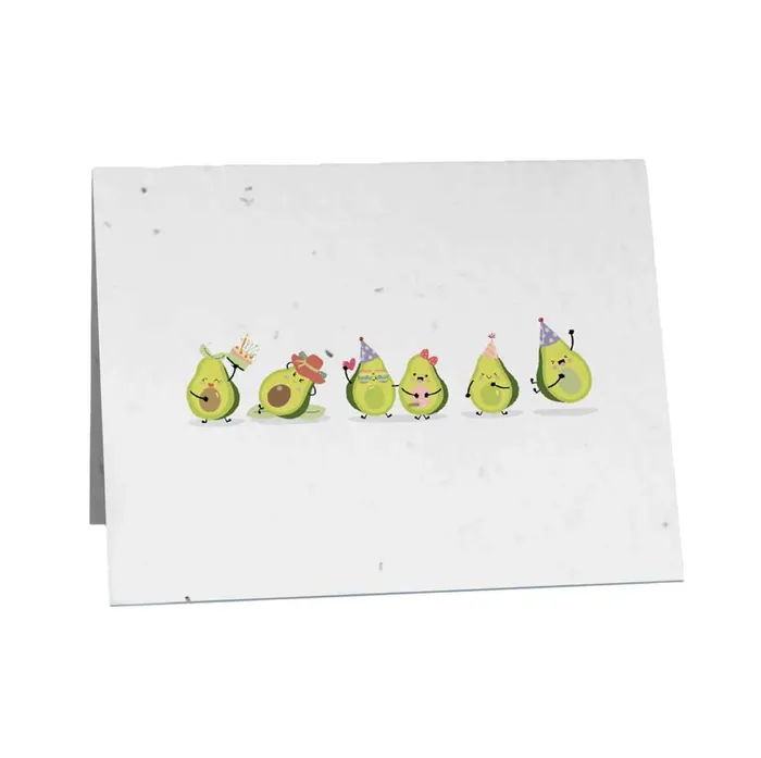 Earrings Cute Root Pflanzbare Grusskarten AVOCADOPARTY Cute Root