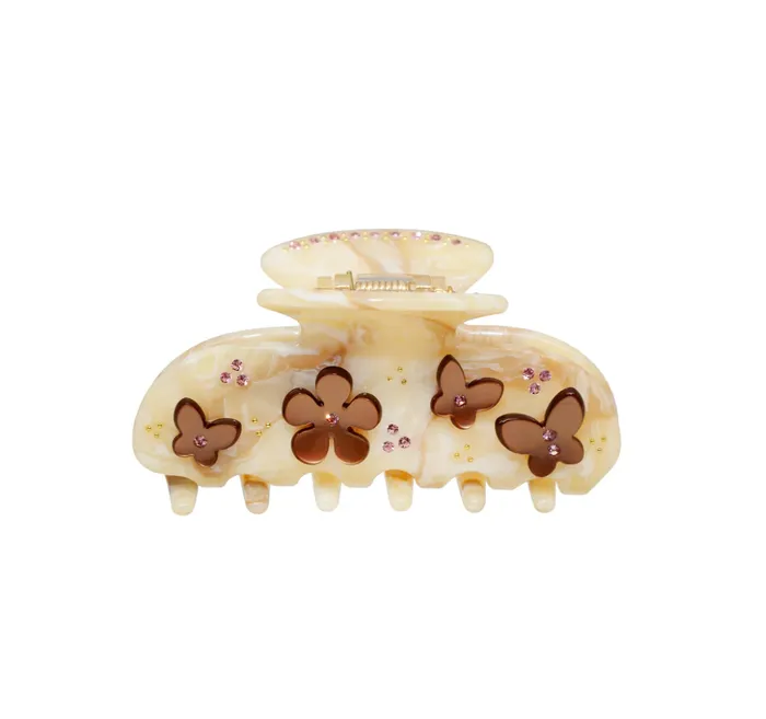 Earrings emi jay SWEETHEART CLIP IN COCOA CHANTILLY ANGEL FOOD