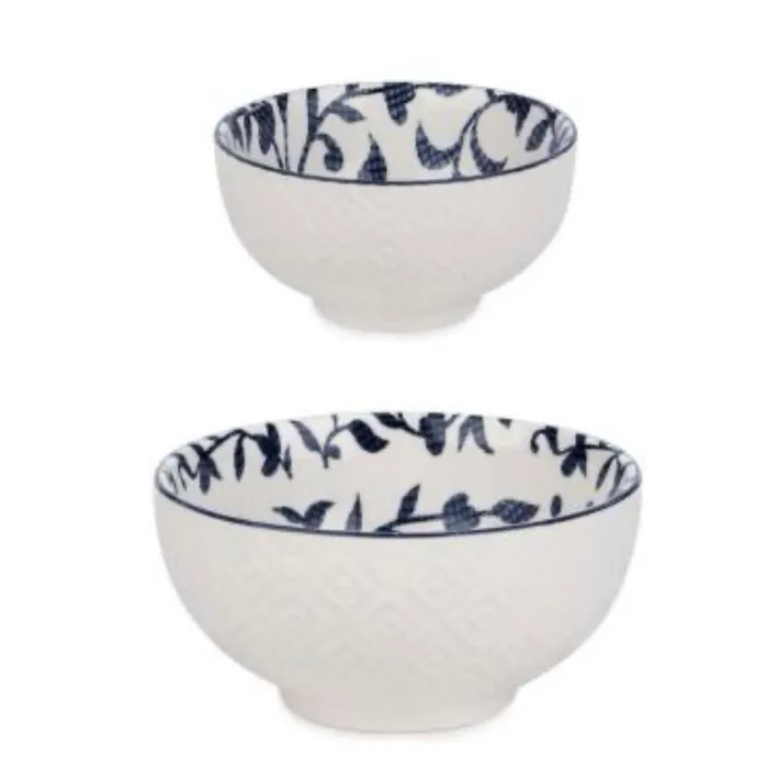 Earrings Foliage Motif Bowl Attitudes Import