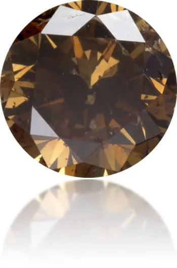 Earrings Langerman Diamonds Natural Brown Diamond Round 058 ct Polished