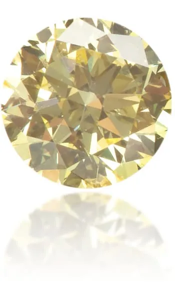 Earrings Langerman Diamonds Natural Yellow Diamond Round 024 ct Polished
