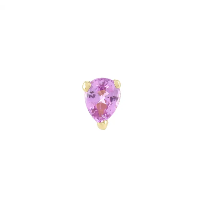 Earrings Pink Sapphire Studs Yvonne Leon
