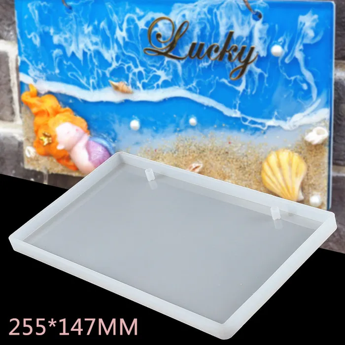 Earrings Rectangle House Sign Silicone Mold Resin Art Hub