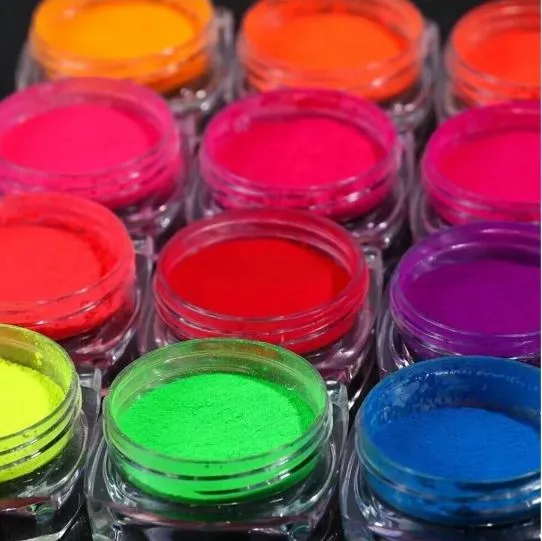 Earrings RESIN ART HUB 12 Colors Neon Fluorescent Mica Pigments