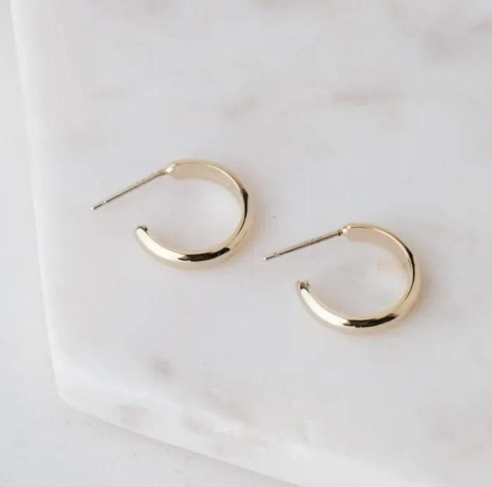 Earrings Silvia Hoop Earrings Gold Lovers Tempo
