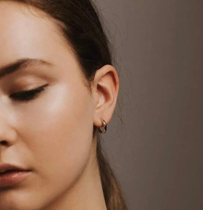 Earrings Silvia Hoop Earrings Gold Lovers Tempo