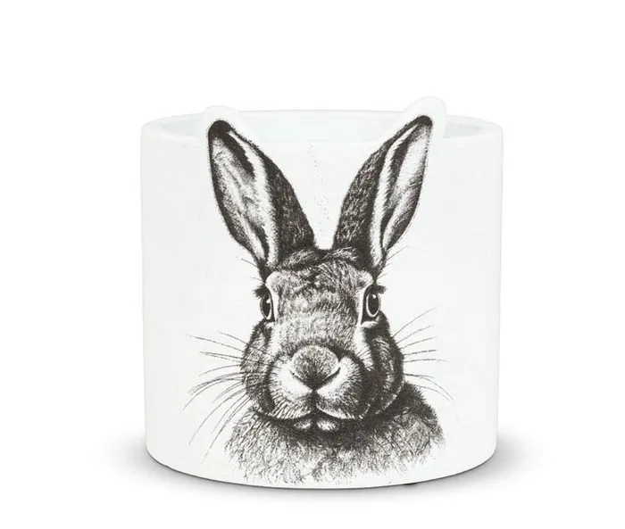 Earrings XSmall Bunny Sketch Planter Pot Abbott