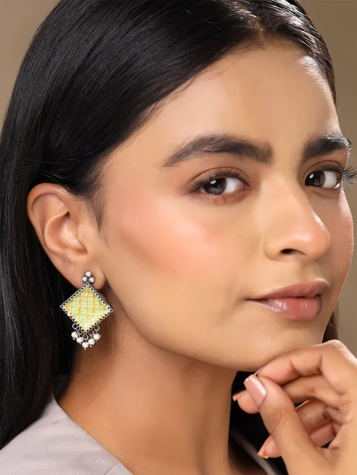 Earrings Yellow Chimes Combo of 2 Pairs Traditional Meenakari Stud Earrings Gift for Women Girls Multicolor