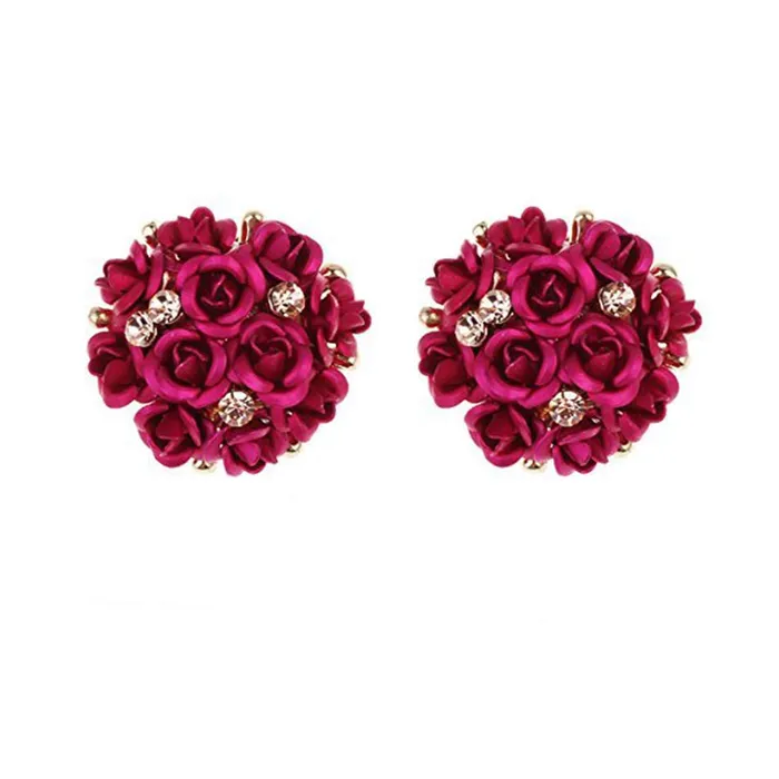 Earrings Yellow Chimes Pink Floral Stud Earrings For Women and Girls Yellow Chimes Earrings Yellow Chimes Pink Floral Stud Earrings For Women and Girls Yellow Chimes