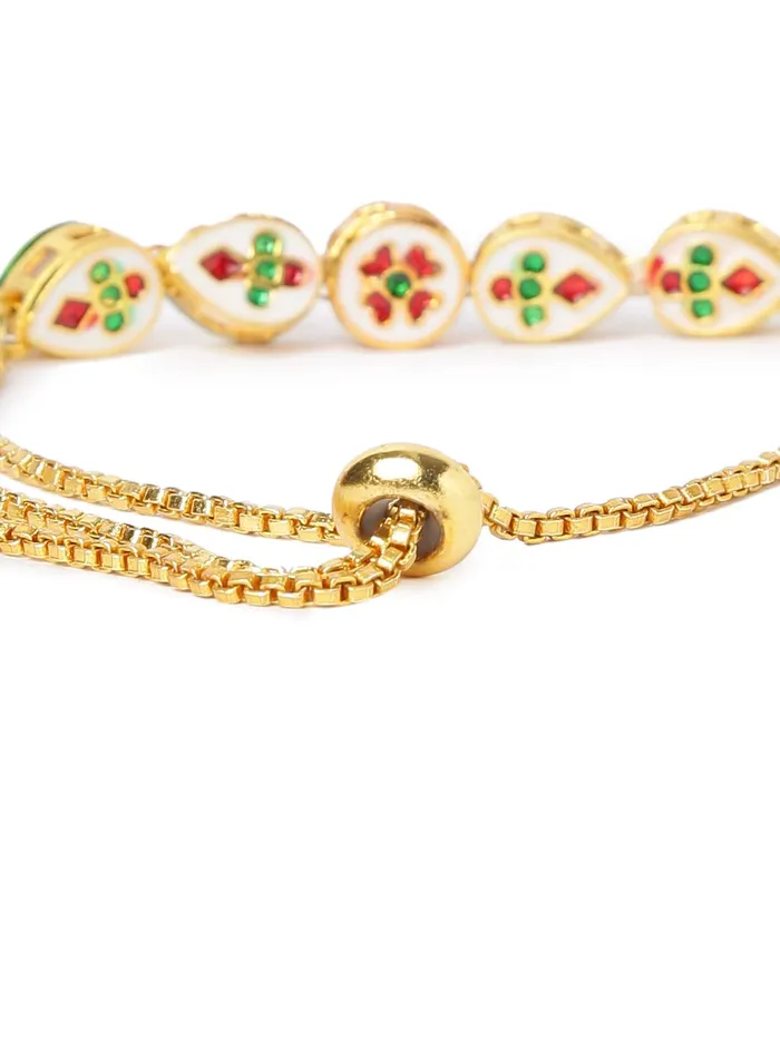 Earrings Yellow Chimes Rakhi for Brother Combo of 4 Rakhi Set for Brother Traditional Gold and Silver Plated Kundan Rakhi Set for Brother and Sister Rakhi with Roli Chawal and Greeting Card Yellow Chimes