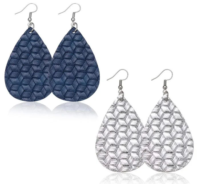 Earrings Yellow Chimes Yellow Chimes Combo of 2 Pairs Teardrop PU Leather Creative Party Ware Bohemia Leaf Dangle Drop Earring for Women and Girls Earrings Yellow Chimes Yellow Chimes Combo of 2 Pairs Teardrop PU Leather Creative Party Ware Bohemia Leaf Dangle Drop Earring for Women and Girls