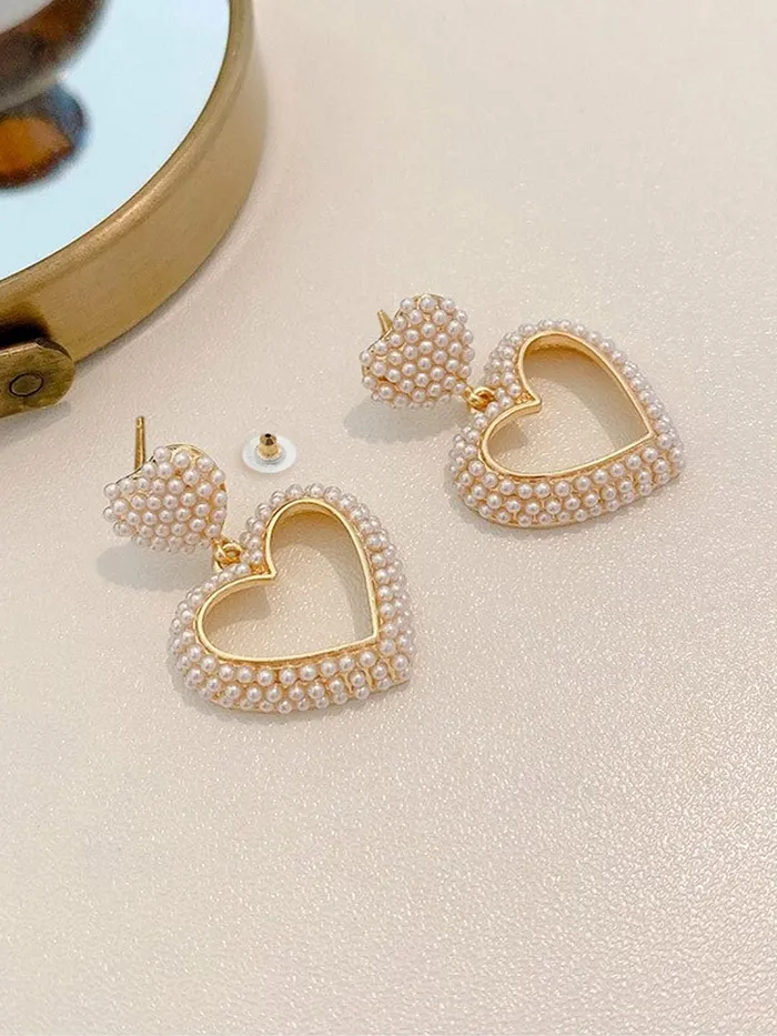 Earrings Yellow Chimes Yellow Chimes Earrings for Women and Girls Black Drop Earrings for Women Valentine Special Love Heart Drop Earrings Birthday Gift for girls and women Anniversary Gift for Wife