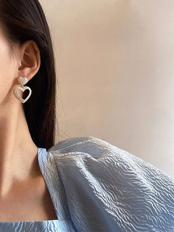 Earrings Yellow Chimes Yellow Chimes Earrings for Women and Girls Black Drop Earrings for Women Valentine Special Love Heart Drop Earrings Birthday Gift for girls and women Anniversary Gift for Wife