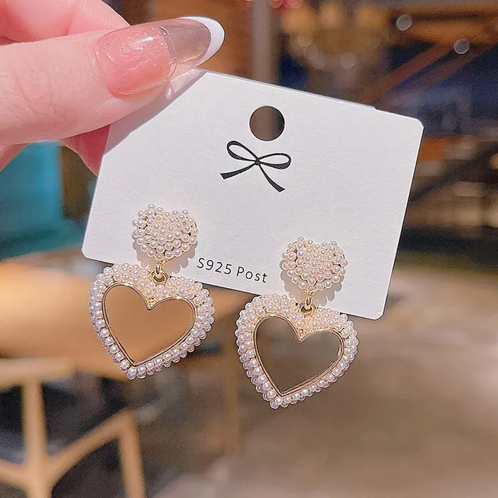 Earrings Yellow Chimes Yellow Chimes Earrings for Women and Girls Black Drop Earrings for Women Valentine Special Love Heart Drop Earrings Birthday Gift for girls and women Anniversary Gift for Wife