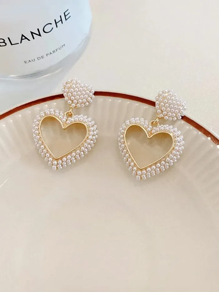 Earrings Yellow Chimes Yellow Chimes Earrings for Women and Girls Black Drop Earrings for Women Valentine Special Love Heart Drop Earrings Birthday Gift for girls and women Anniversary Gift for Wife