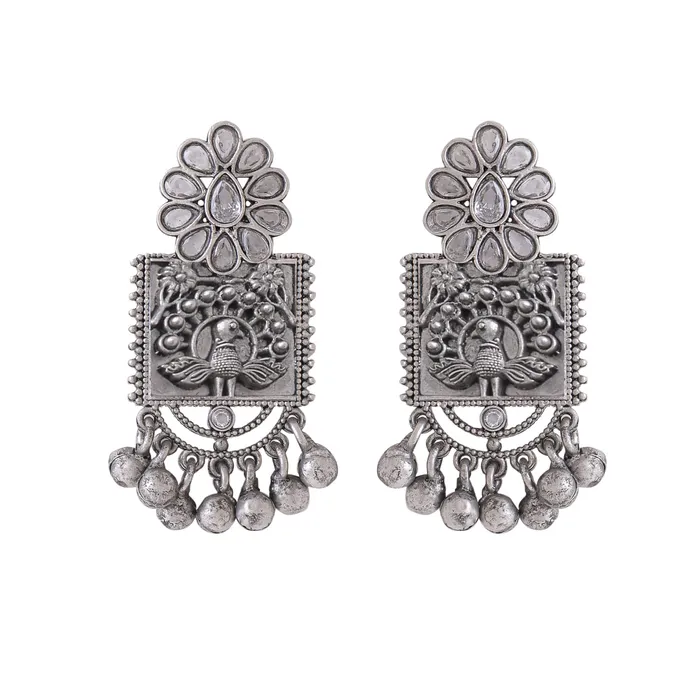 Earrings Yellow Chimes Yellow Chimes Earrings for Women and Girls Silver Oxidised Drop Earrings Silver Oxidised Drop EarringsBirthday Gift For girls and women Anniversary Gift for Wife Earrings Yellow Chimes Yellow Chimes Earrings for Women and Girls Silver Oxidised Drop Earrings Silver Oxidised Drop EarringsBirthday Gift For girls and women Anniversary Gift for Wife