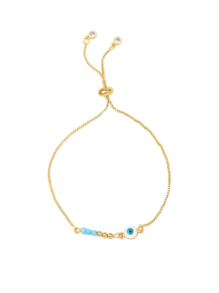 Earrings Yellow Chimes Yellow Chimes Evil Eye Beads Gold Plated Adjustable Unisex Hand Bracelet for Men and Women Medium Earrings Yellow Chimes Yellow Chimes Evil Eye Beads Gold Plated Adjustable Unisex Hand Bracelet for Men and Women Medium