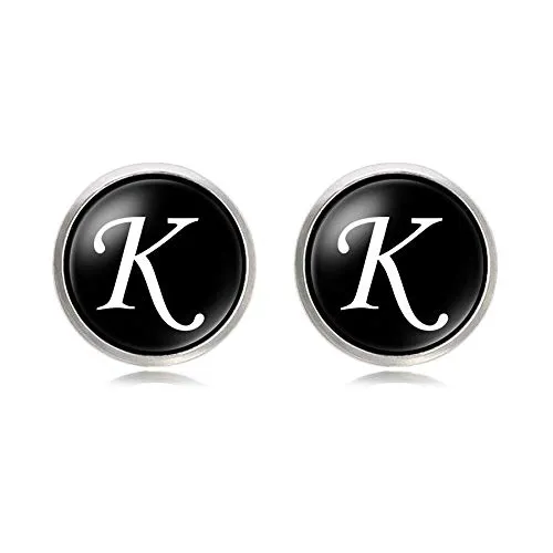 Earrings Yellow Chimes Yellow Chimes Exclusive Collection Alphabet K Statement Stainless Steel Cufflinks for Men K Cuff Links Earrings Yellow Chimes Yellow Chimes Exclusive Collection Alphabet K Statement Stainless Steel Cufflinks for Men K Cuff Links