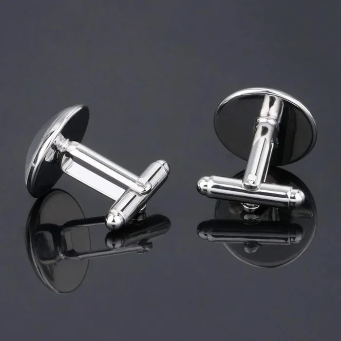 Earrings Yellow Chimes Yellow Chimes Exclusive Collection Alphabet T Statement Stainless Steel Cufflinks for Men T Cuff Links
